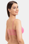 Tweens Padded Non-Wired Full Coverage Cage Bra - Baby Pink — thumbnail 4